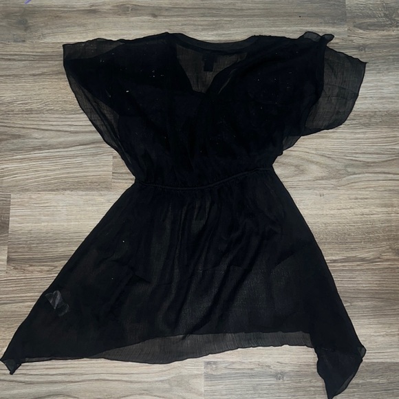 BEAUTIFUL Sheer Beaded Cover-Up - Picture 2 of 4